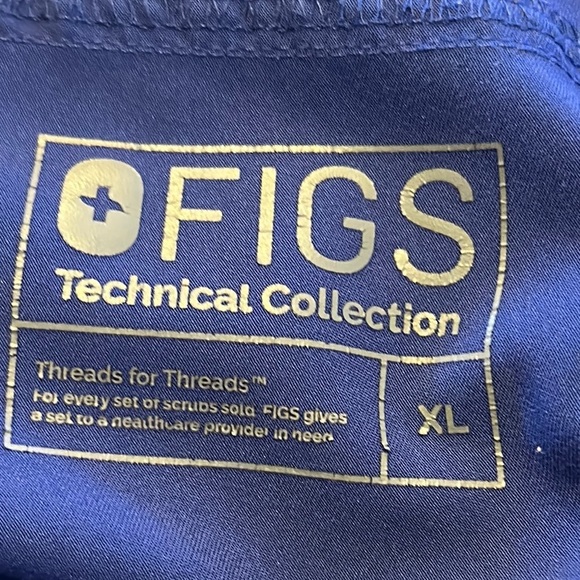 Figs Blue Technical Collection Utility Pants - Picture 8 of 9